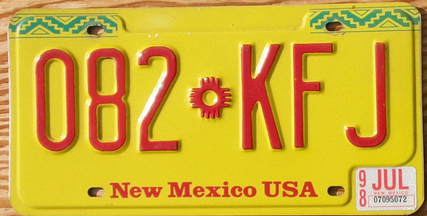 1998 New Mexico vg+