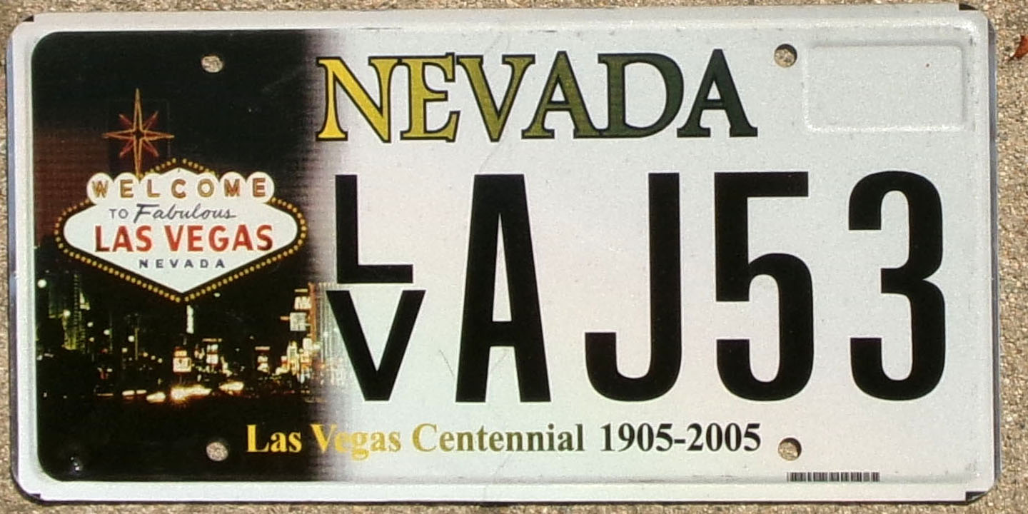 2005 base Nevada - Las Vegas Centennial mint