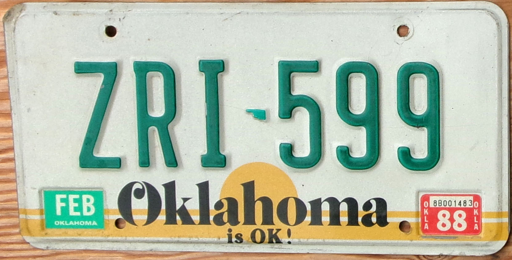1988 Oklahoma vg