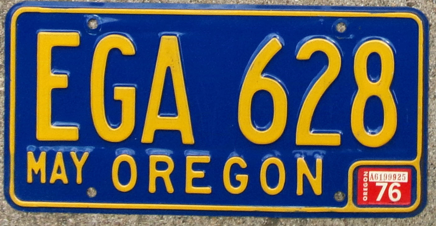 1976 Oregon blue base vg+