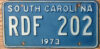 1973 South Carolina vg-