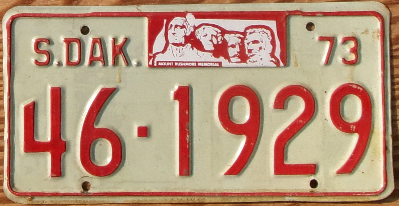 1973 South Dakota vg