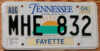2004 Tennessee exc+ NICE PLATE