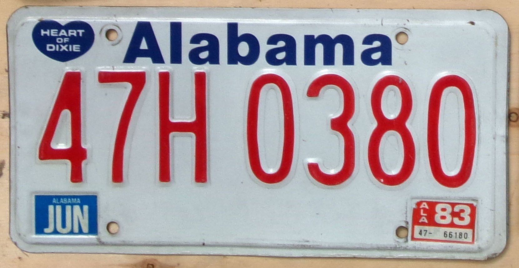 1983 Alabama vg