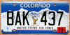 2019 Colorado 50th anniversary US Air Force vg-