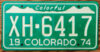 1974 Colorado mint