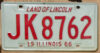 1966 Illinois exc+ NICE PLATE
