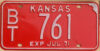 1971 Kansas mint NICE PLATE