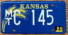 1986 Blue Base Kansas vg