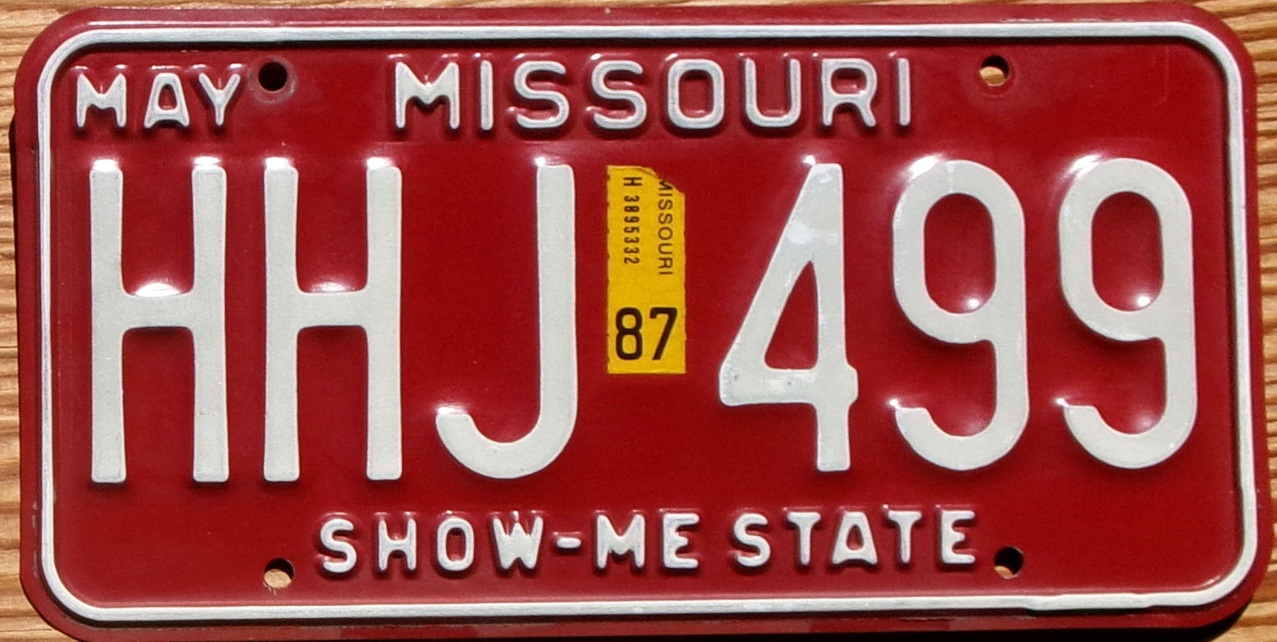 1987 Missouri vg-ex