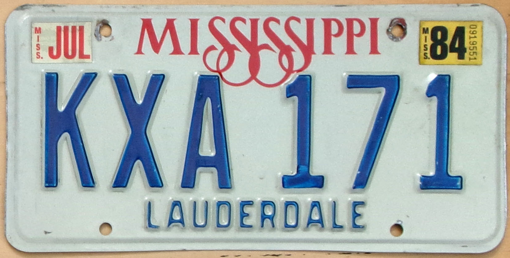 1984 Mississippi vg