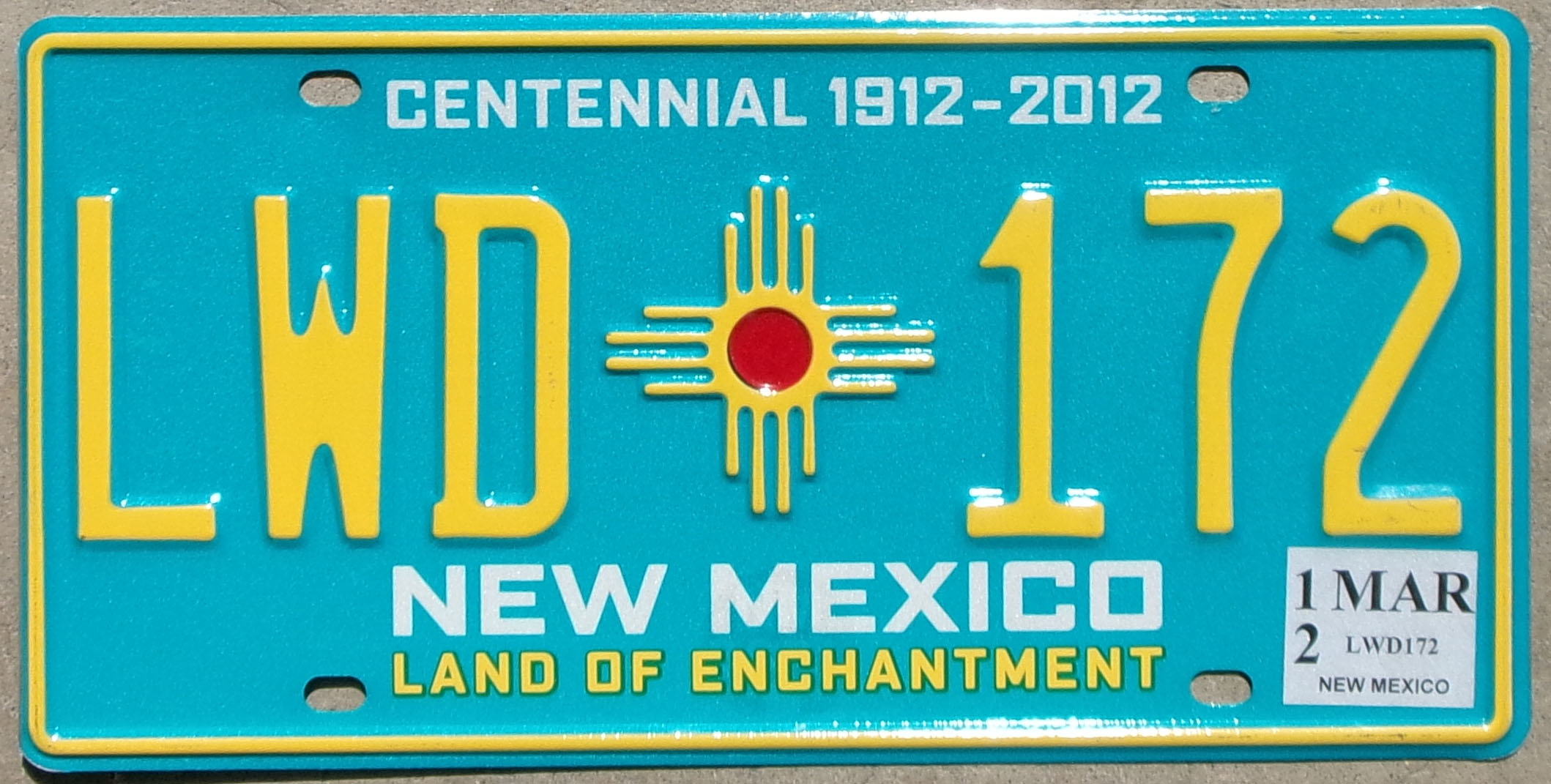 2012 New Mexico Centennial exc