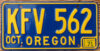 1971 Oregon vg-ex