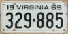 1965 Virginia vg-