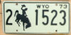 1973 Wyoming vg