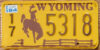 1984 Wyoming vg+