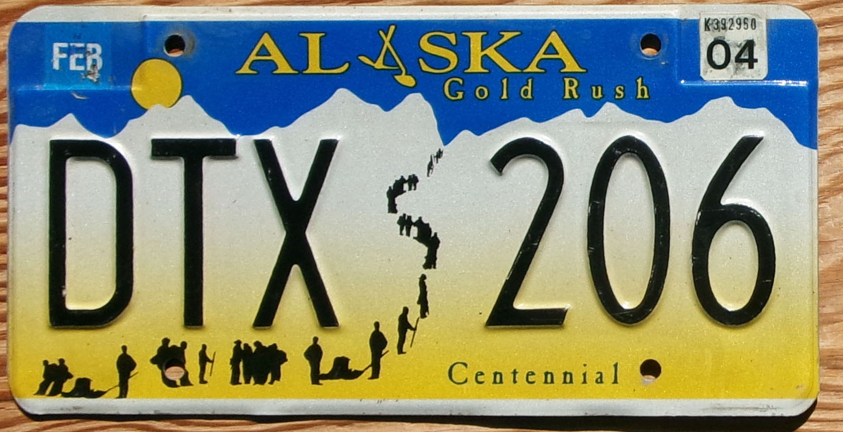 2004 Alaska Gold Rush Centennial vg