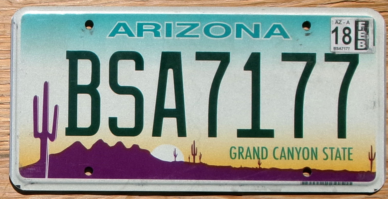 2018 Arizona vg+