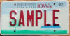 1992 Iowa Sesquicentennial sample mint