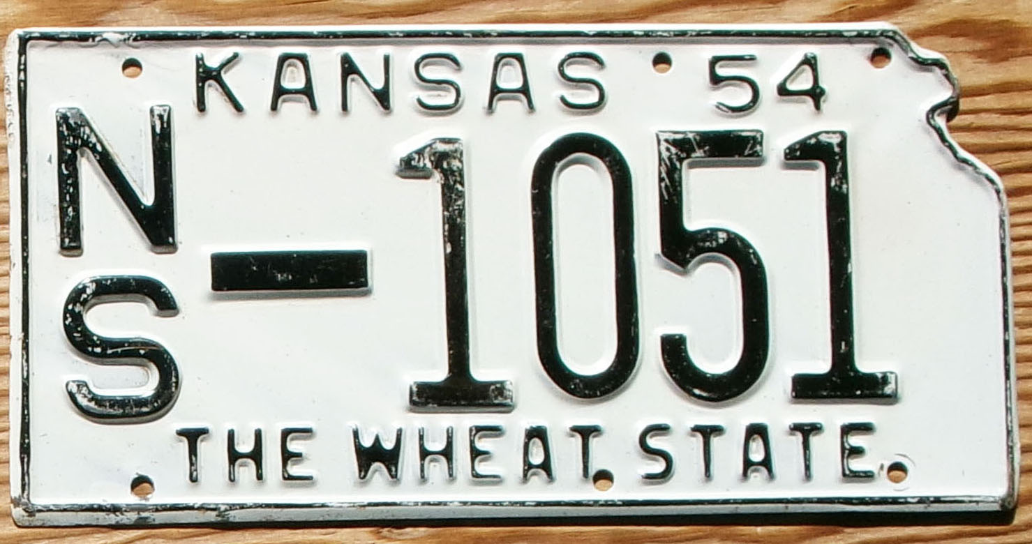 1954 Kansas vg-