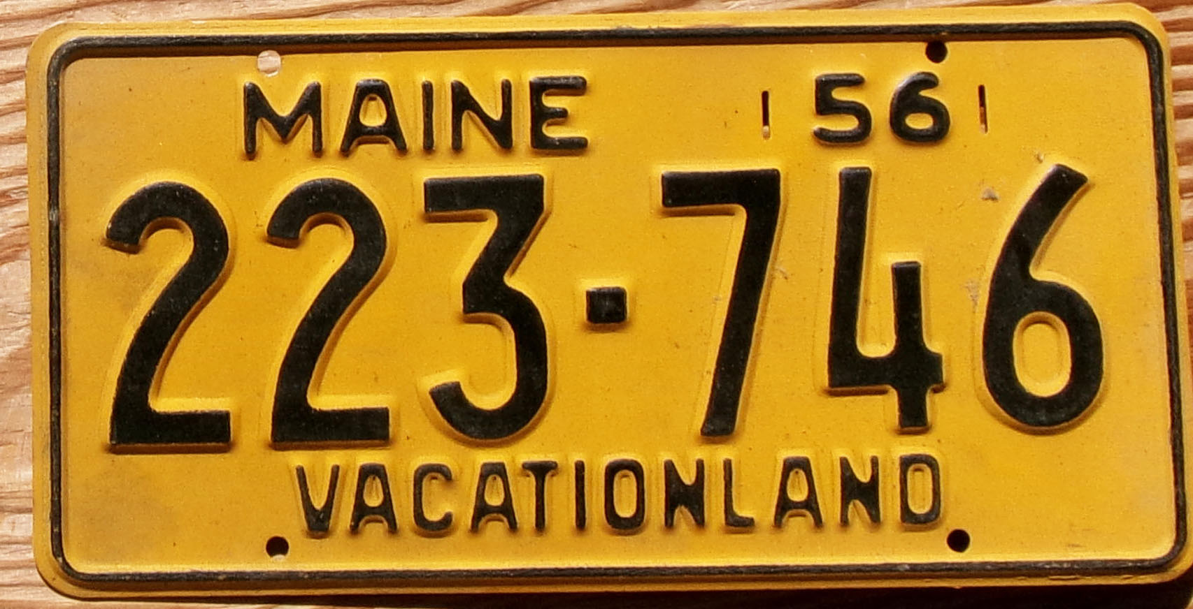 1956 Maine nearly mint - NICE PLATE