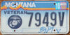 1994 Montana Marine Corps veteran exc