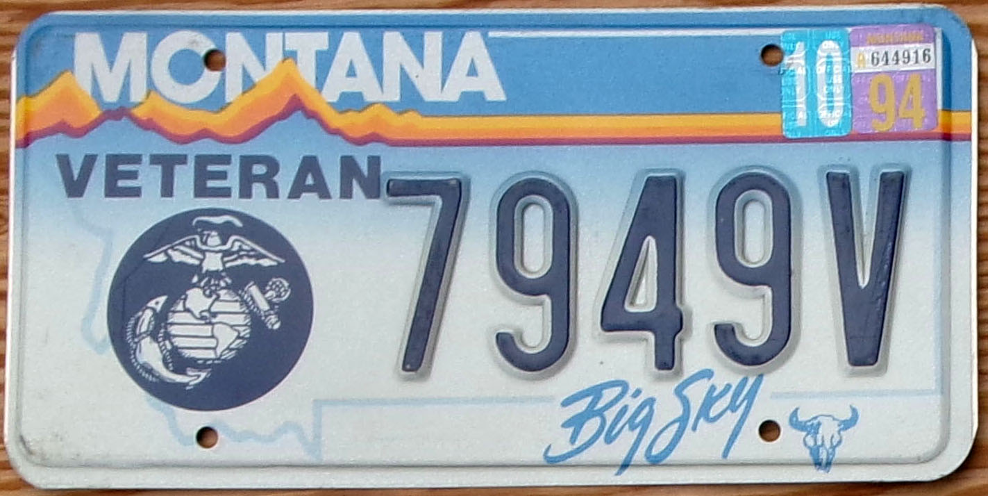 1994 Montana Marine Corps veteran exc