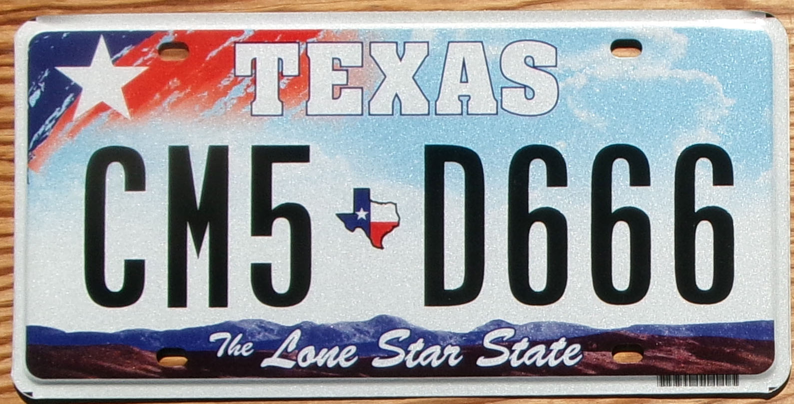 2012 base Texas (colorful base) #666 NICE PLATE