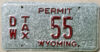 1978 Wyoming D/W tax nearly mint