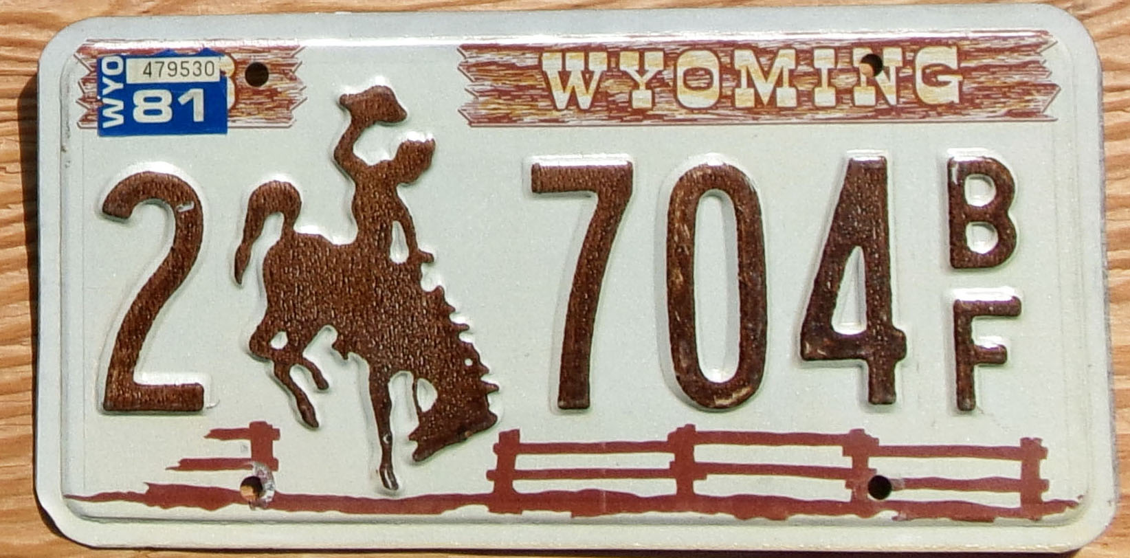 1981 Wyoming vg+